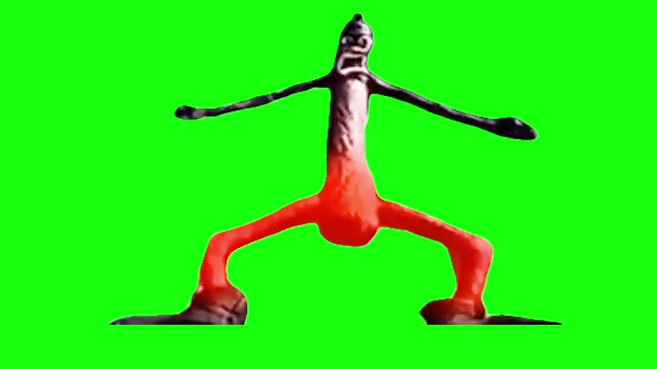 Angry Peperami Throwing a Tantrum | Green Screen