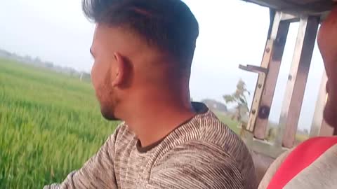 Friends enjoy in haryana