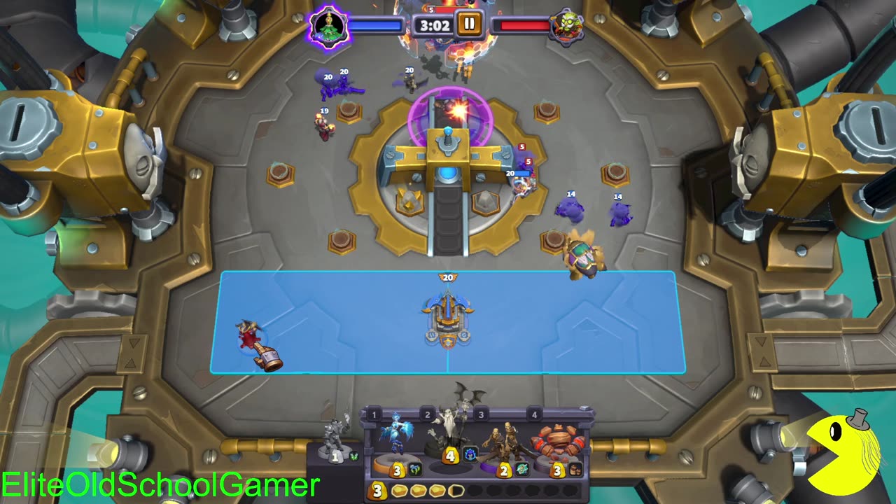 Warcraft Rumble - Gnomeregan - Anub'arak - Level 5 to 8 - Beast Dungeon - December 2024