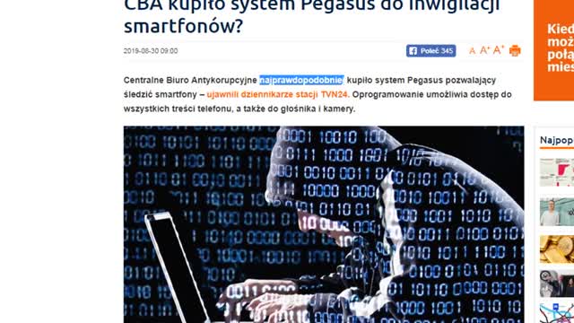 (2019.09.02) Czy CBA będzie inwigilowało wszystkich Polaków smartphony?