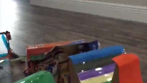 Lego Stunt Bike on Homemade Ramps! | Pretty Good Animation #shorts