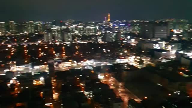 Daegu night view in Korea