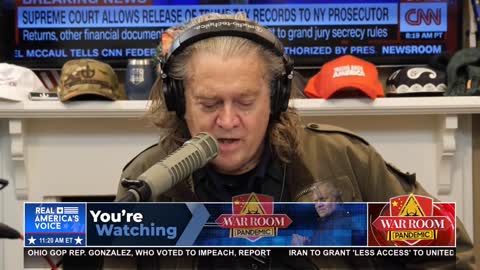 Steve Bannon on Tony Fauci’s boss