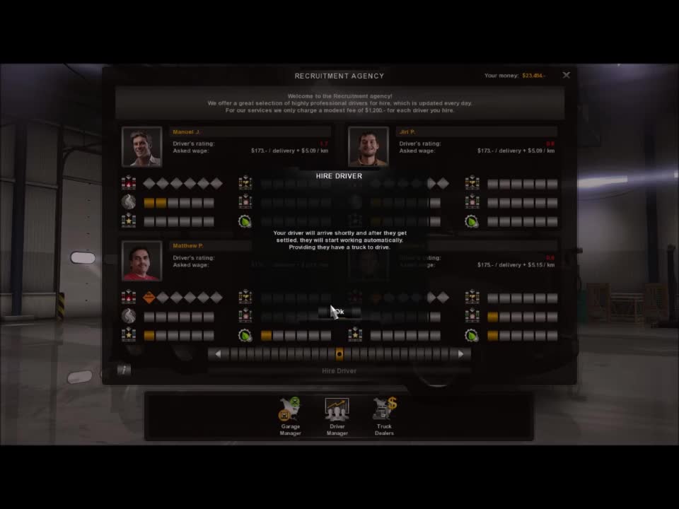 How to buy a Truck and Hire in American Truck Simulator