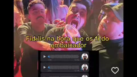 tente não rir, fidelis no aniversario do embaixador meme