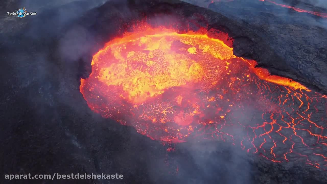Active volcano / scary beautiful.