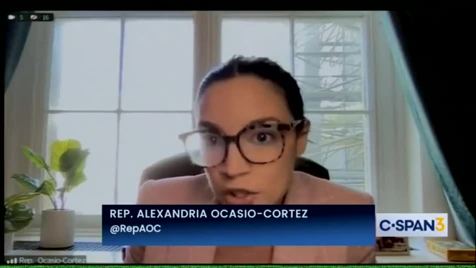 Dimwitted Congresswoman AOC Links Fossil Fuels to Murder