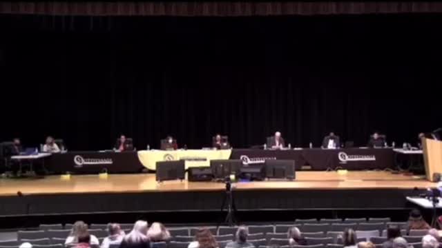 School Board Meeting "Let's Go Brandon"