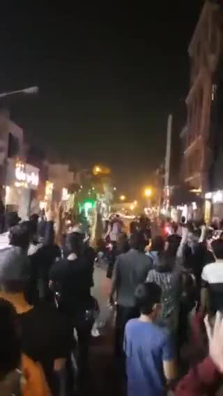 BREAKING...Protesters are now taking over the streets of the capital, Tehran