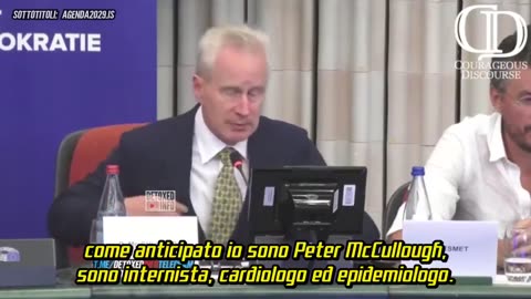 Il cardiologo Peter McCullough al Parlamento Europeo: ''Ritirare subito tutti i vaccini mRNA dal mercato''