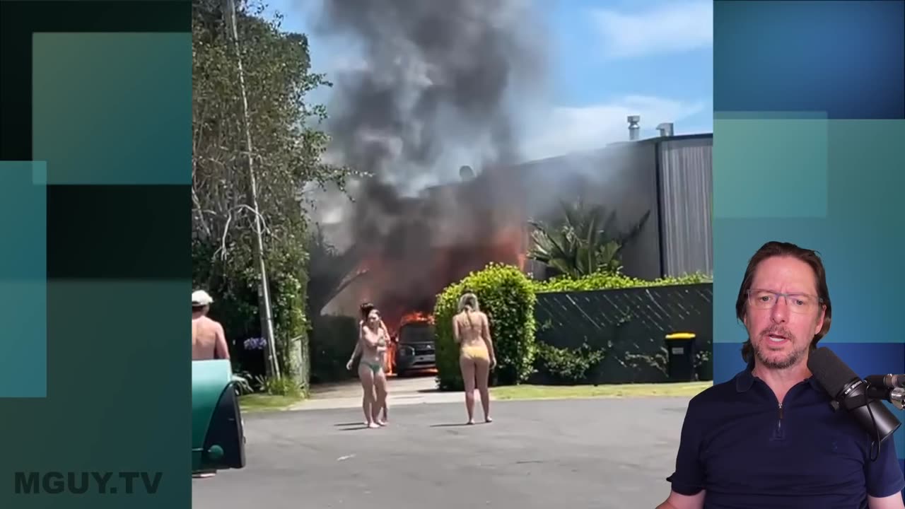 EV in garage causes fire that burns down house....