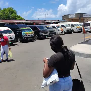 Bus station mini tour - St Kitts