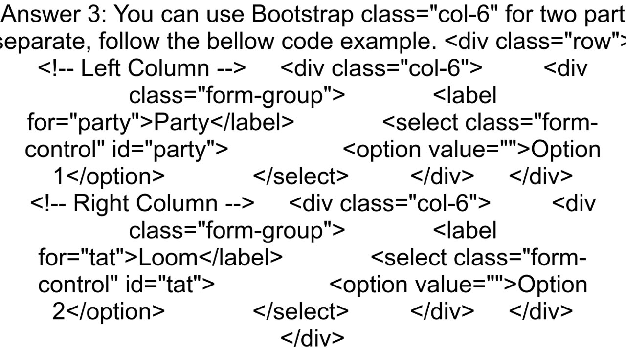 how to split div into 2 parts and each part will not give in their width