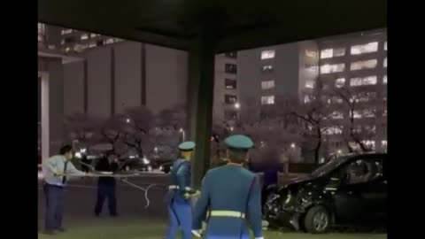 Car rushes into Japan's Ministry of Foreign Affairs! The driver yelled, "I'm being targeted!"