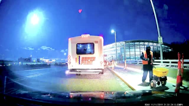 Dashcam Captures Meteor Streaking Across Sky