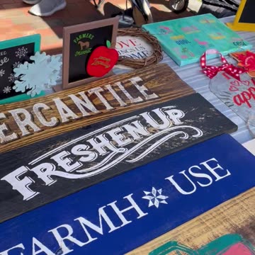 Handmade Items at Christmas Event in Longwood, Florida