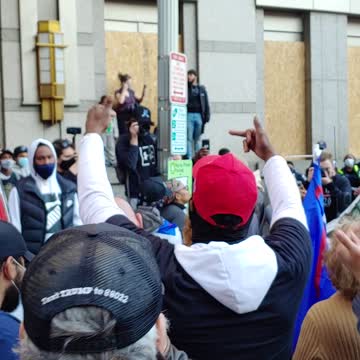Chanting "FU$K ANTIFA" in D.C. at MILLION MAGA MARCH!