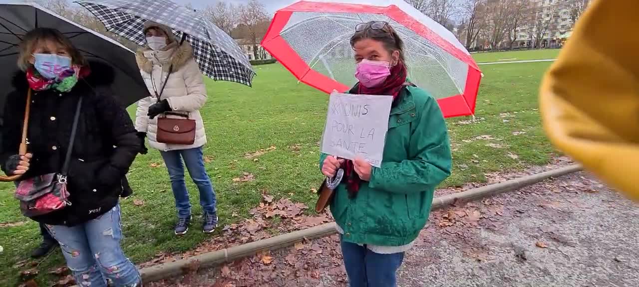 Manifestation Annecy le 04 12 2021