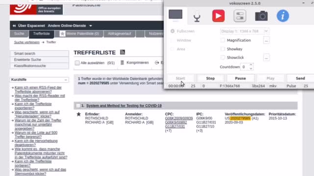 The Rothschild 2015 Covid Patent