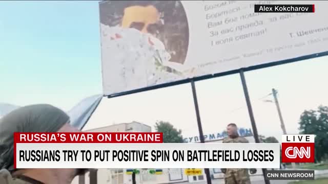 See Russians react to Ukraine's dramatic territory gains