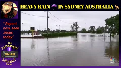 Heavy rain, floods parts of Sydney Australia.
