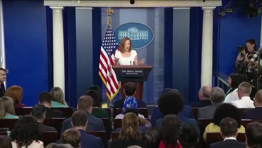 Jen Psaki Sings Happy Birthday