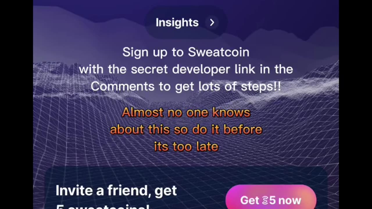 https://sweatco.in/i/prosperp Check out this free app — It Pays to Walk 🚶 earn free sweatcoin