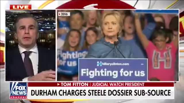 Clinton campaign connected to bogus Steele dossier to frame Trump.