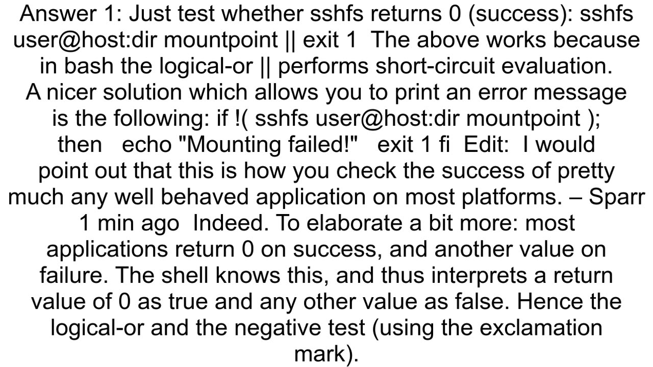 bash check if user mount fails