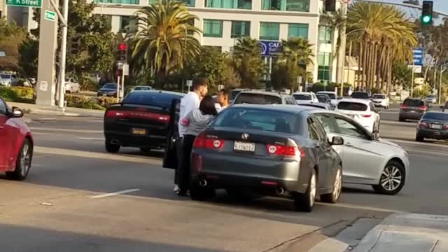 Road Rage Street Fight