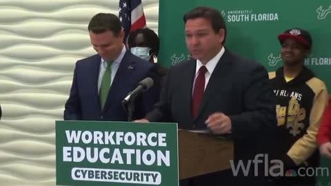 Ron DeSantis walks into the University of South Florida and owns it!