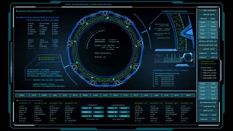 3 Hours Of House Music with Futuristic Tech Screen Dashboard - No Ads, No Interruptions