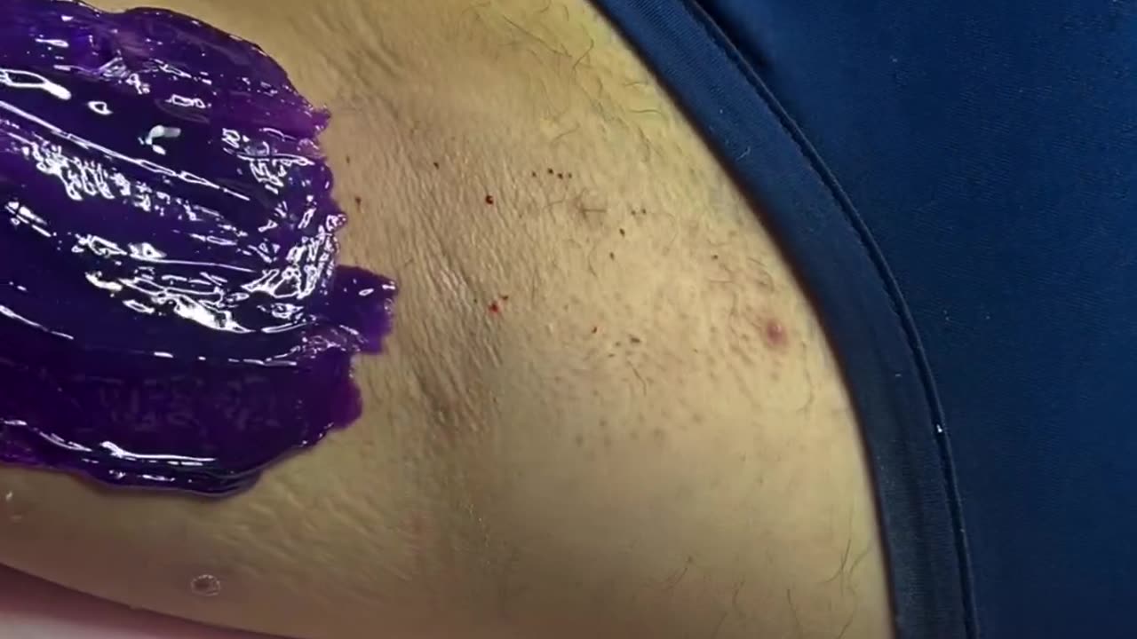 Underarm Waxing Delight for Him! Experience with Sexy Smooth Purple Seduction Hard Wax