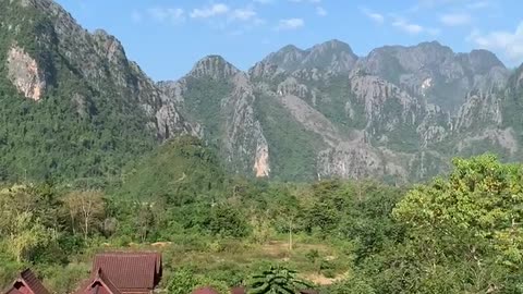 Beautiful Morning View, Bang Bien, Laos