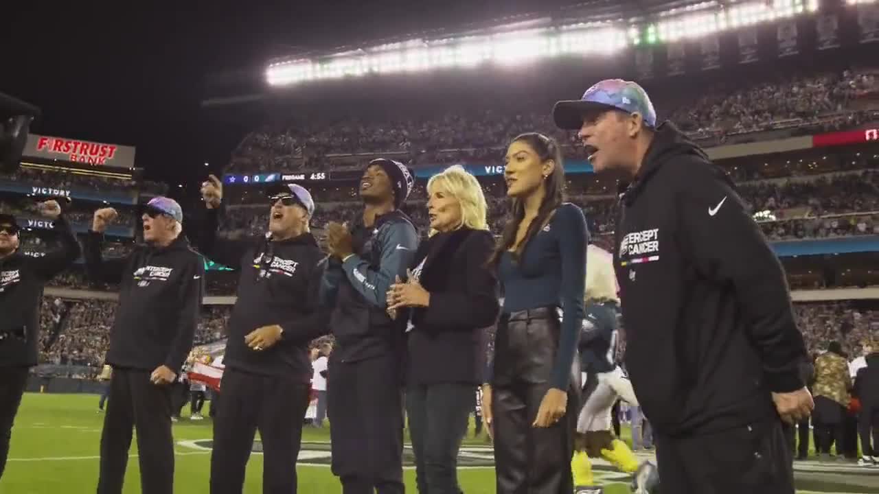 WATCH: Jill Biden Met With Boos & Chants of “F*** Joe Biden” at Eagles game