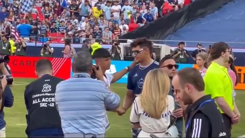 Patrick & Brittany Mahomes ARRIVED in Arrowhead Stadium to SEE Lionel Messi PLAY vs Sporting KC