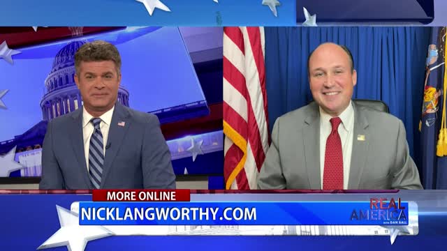 REAL AMERICA - Dan Ball W/ Nick Langworthy, Hochul Tells MAGA Folks To Get Out Of NY, 8/29/22