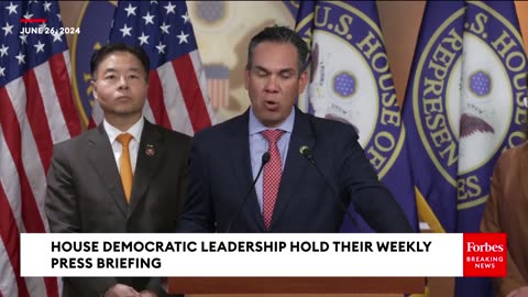 BREAKING NEWS- House Democratic Leadership Hold A Press Briefing Ahead Of First Biden, Trump Debate