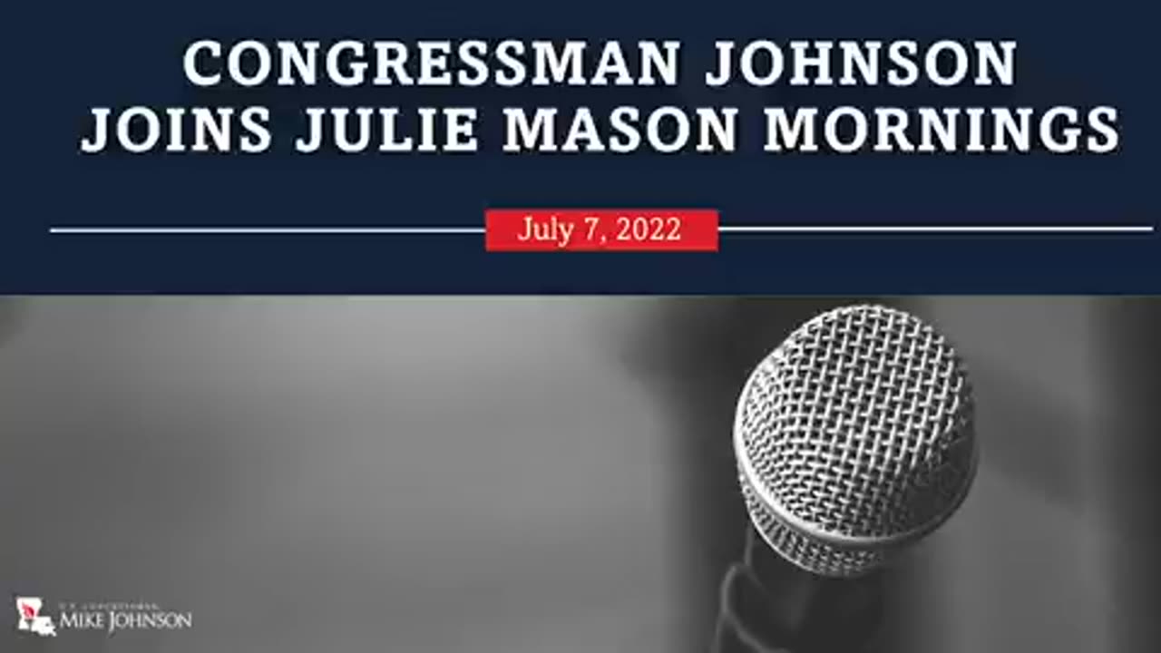 Mike Johnson - Discusses Dangers of Biden’s Vaccine Mandate Affecting our Military Readiness