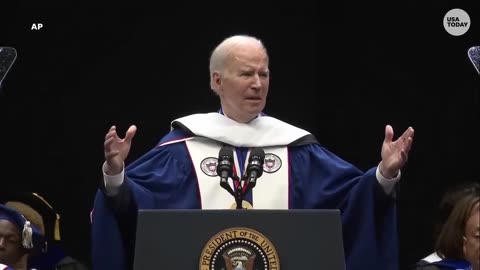 Biden to Howard graduates_ January 6 put dagger at democracy throat _ USA TODAY(720P_HD)