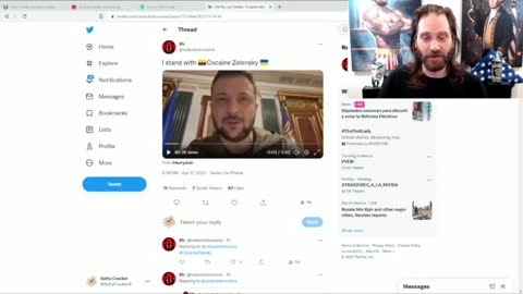 Zelensky Does Bizarre Address Drunk or High on Cocaine