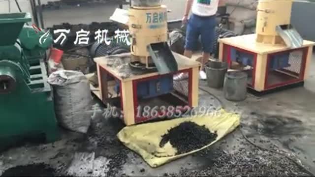 Flat mold charcoal pellet machine equipment