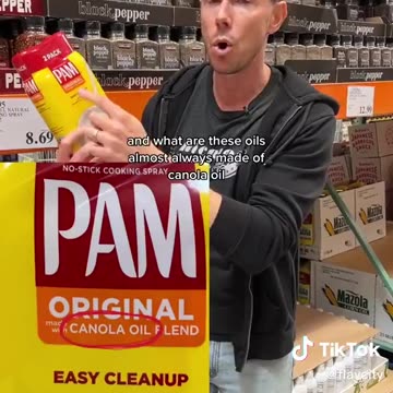 COOKING SPRAYS. A Little Poison Here...A Spray Of Toxins There.