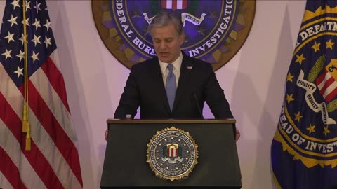 WRAY Steps down Remarks from FBI Director Christopher Wray