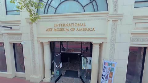 International Art Museum of America Drone Video