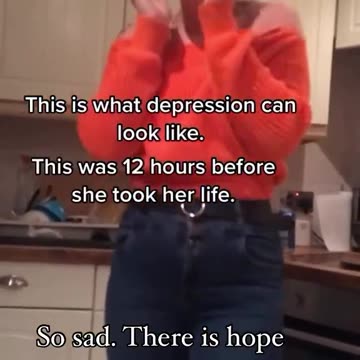 This is what depession can look like...