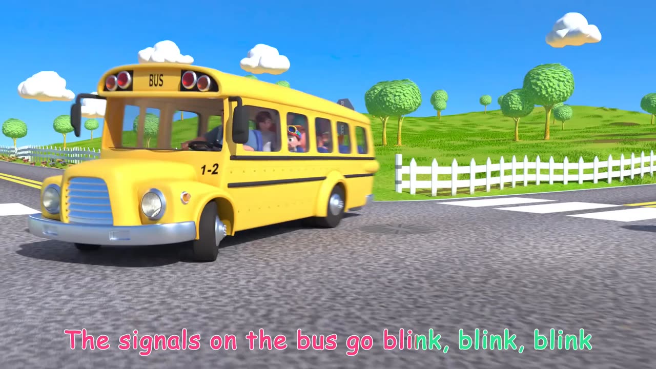 Wheels on the Bus | Nursery Rhymes & Kids Songs