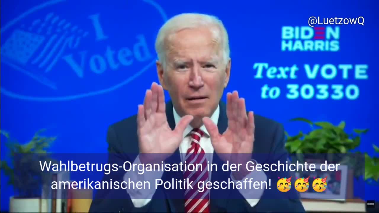 Biden: Wahlfälschungsorganisation