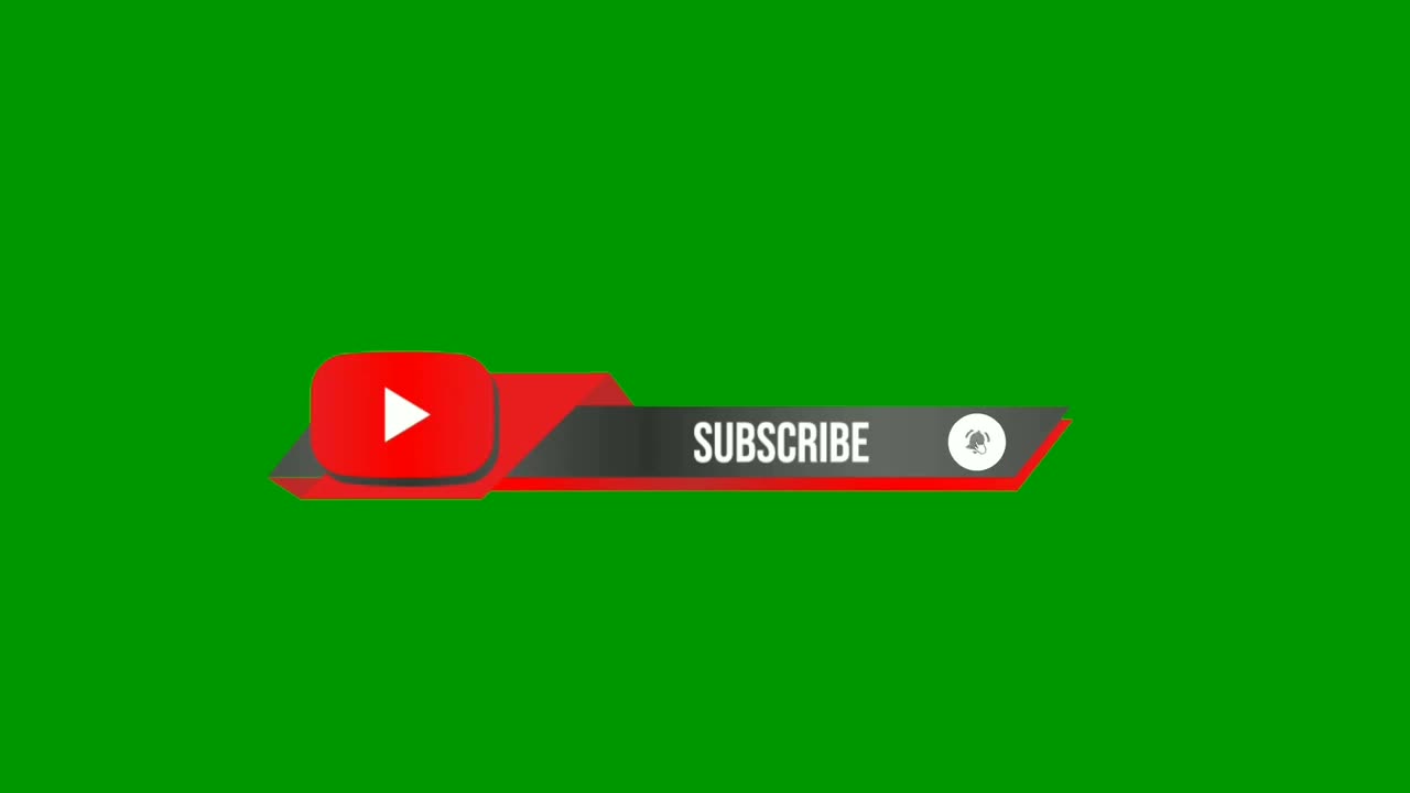 Green screen subscribe button for rumble