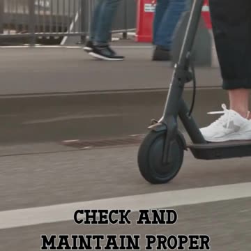 Check and maintain proper tire pressure regularly.